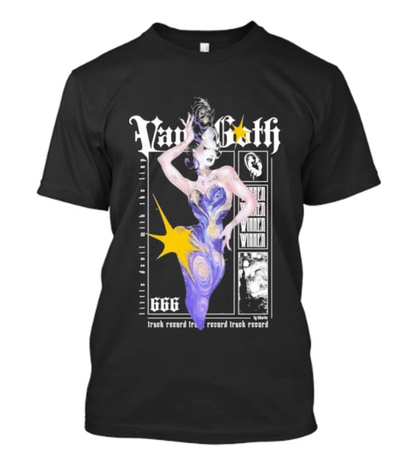 Van Goth Crowned Queen Touch Crown Take The Ring Magic Mão 666 T-Shirt