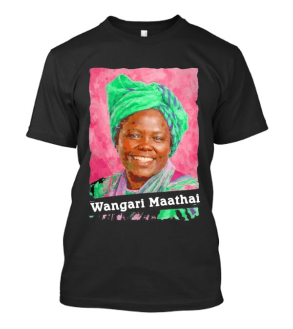 Wangari Maathai Green Turban T-Shirt