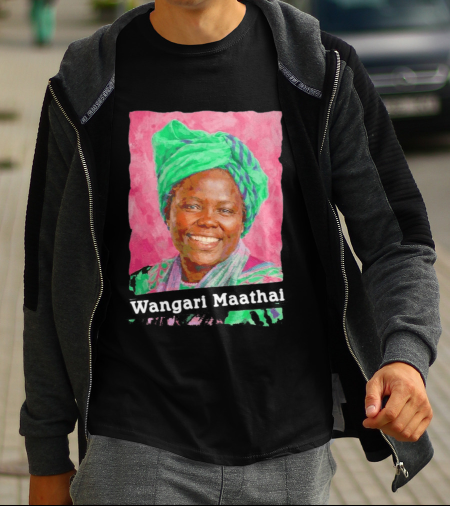 Wangari Maathai Green Turban T-Shirt