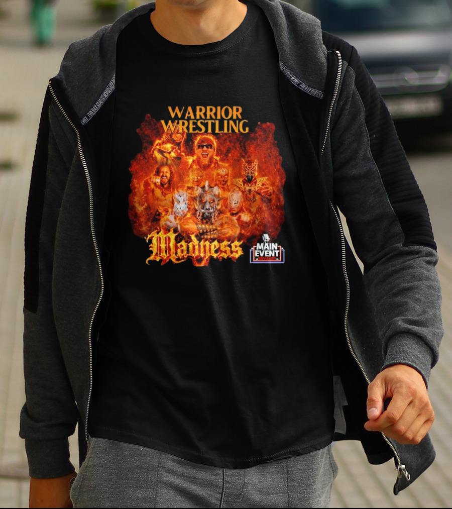 Warrior Wrestling Madness Main Event Network T-Shirt