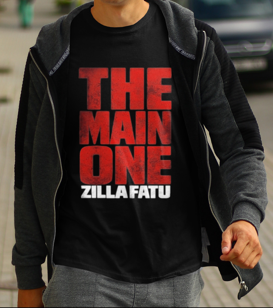 Zilla Fatu The Main One Bold Red T-Shirt