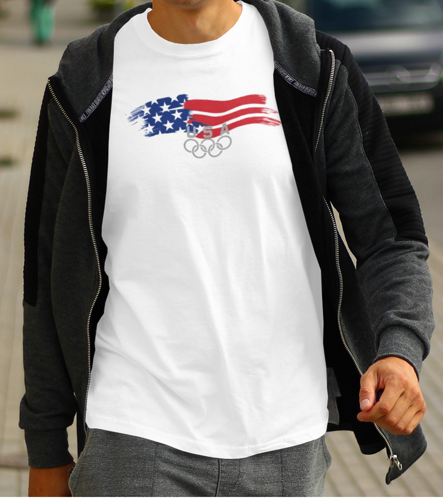 USA 2026 Winter Olympics Stars And Stripes T-Shirt