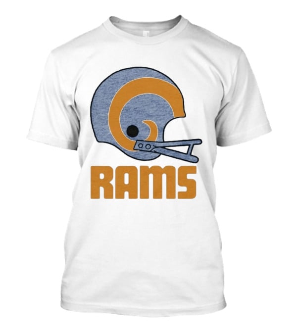 Rams Helmet Classic Football Team T-Shirt