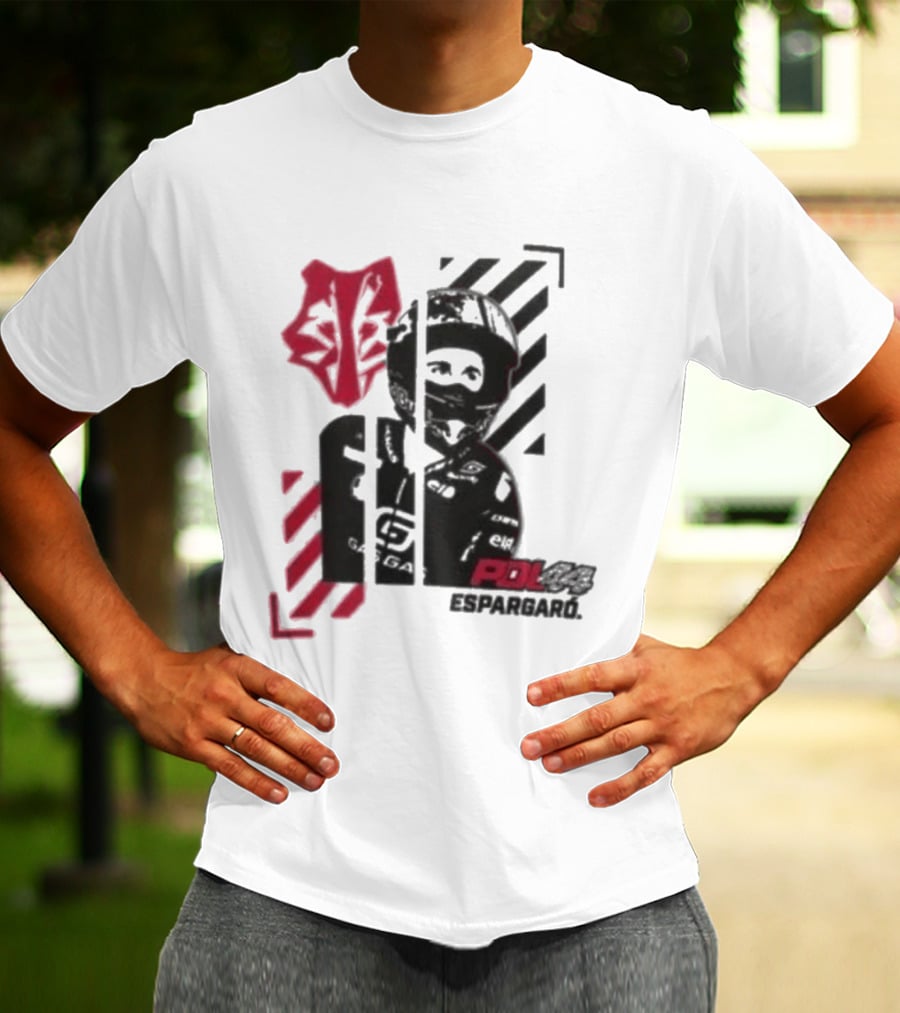 Gasgas Pol Espargaro Motorcycle Racing Graphic Red Wolf T-Shirt