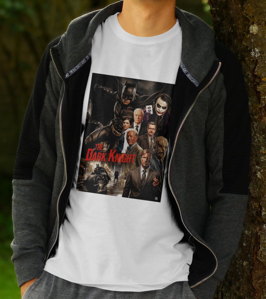 The Dark Knight Movie Characters Batman Joker Villains T-Shirt
