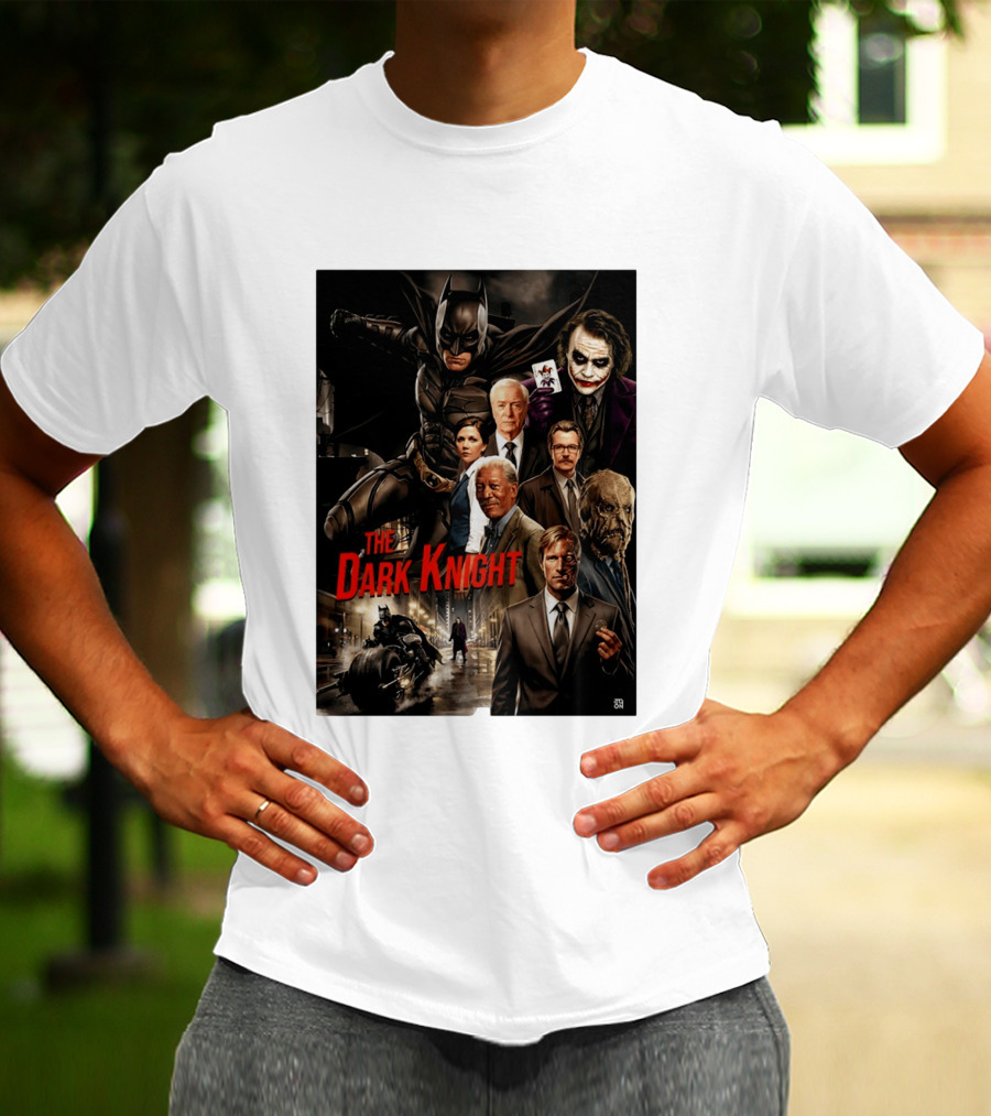 The Dark Knight Movie Characters Batman Joker Villains T-Shirt