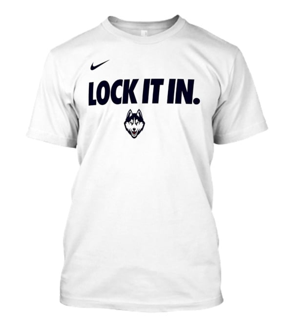 Nike UConn Huskies Lock It In 2026 WCC T-Shirt