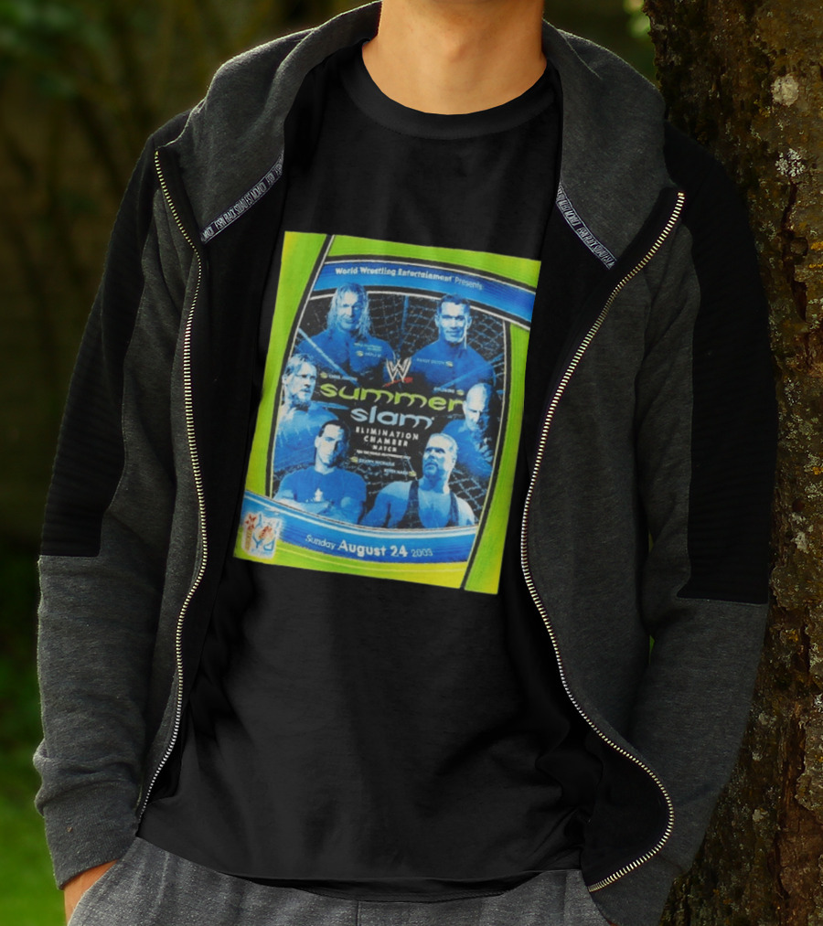 WWE SummerSlam 2003 Elimination Chamber Match T-Shirt
