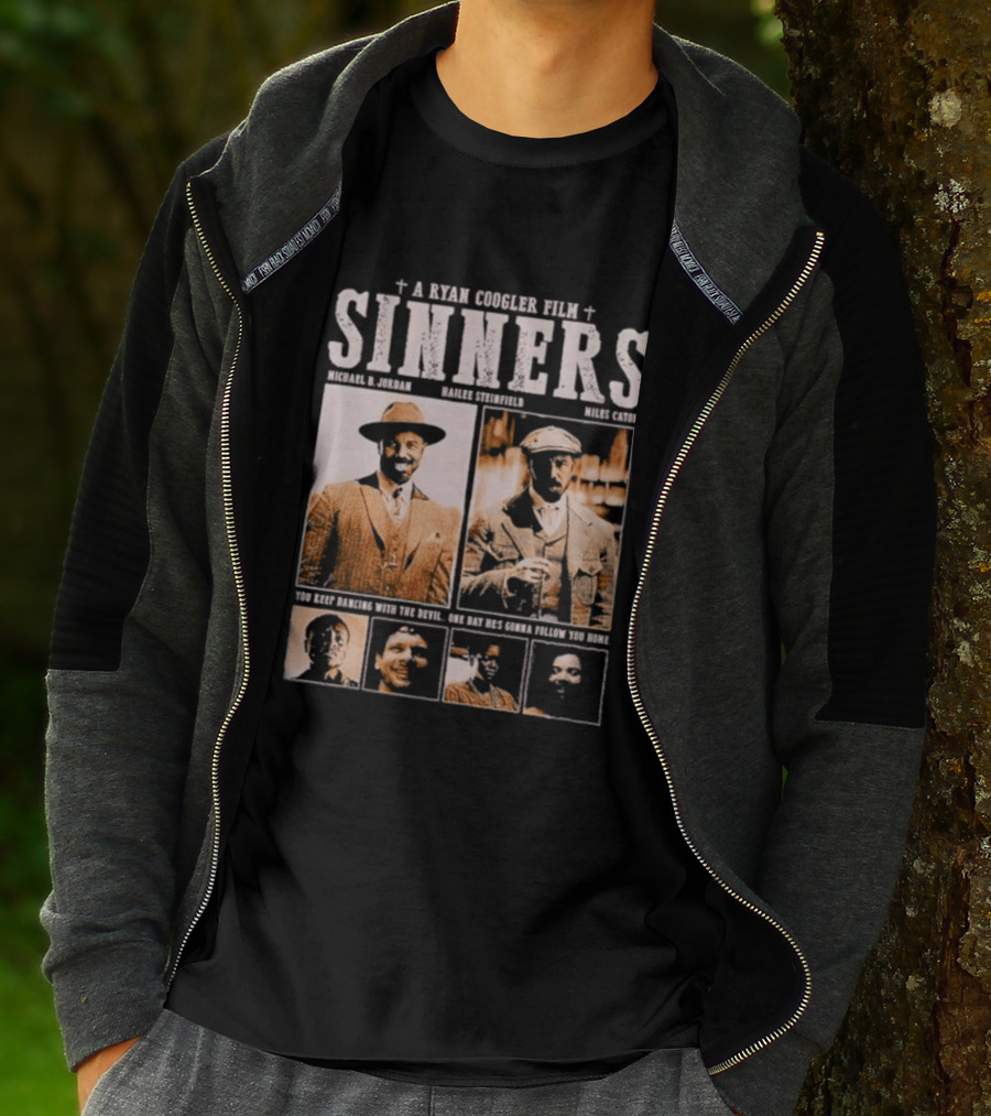 A Ryan Coogler Film Sinners Michael B Jordan Daniel Kaluuya Brian Tyree Henry Mahershala Ali T-Shirt