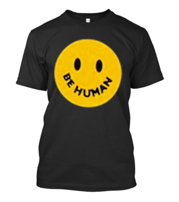 Brighten Be Human Yellow Smiley Face T-Shirt