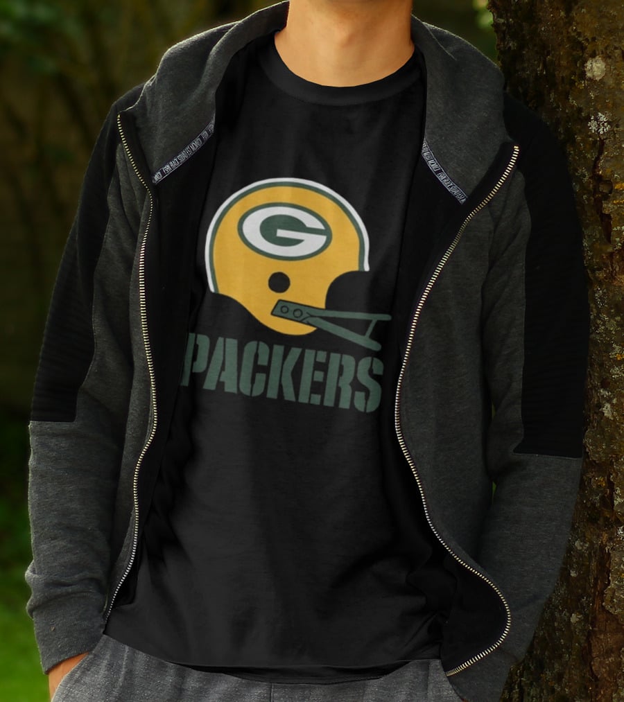 Green Bay Packers Helmet G Icon Packers T-Shirt