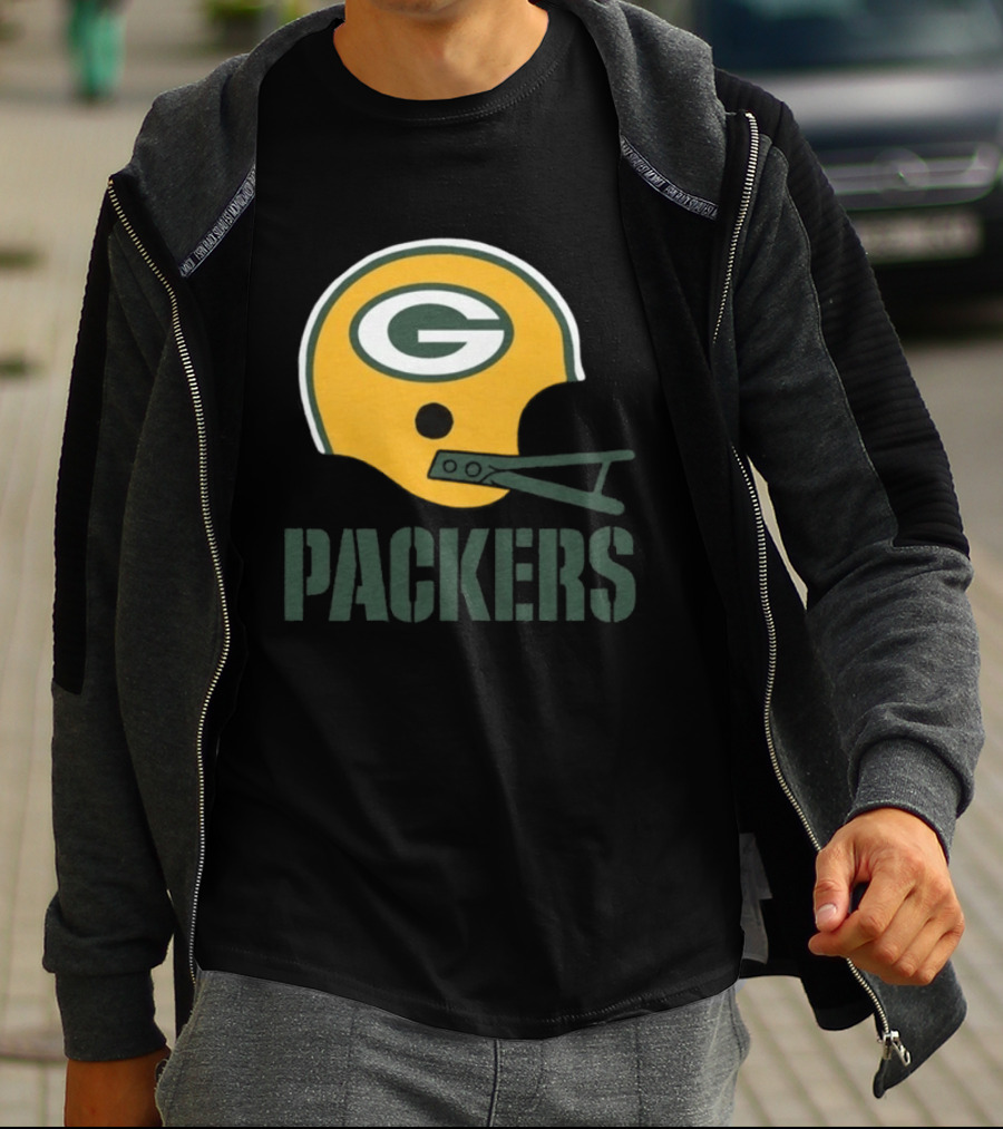 Green Bay Packers Helmet G Icon Packers T-Shirt