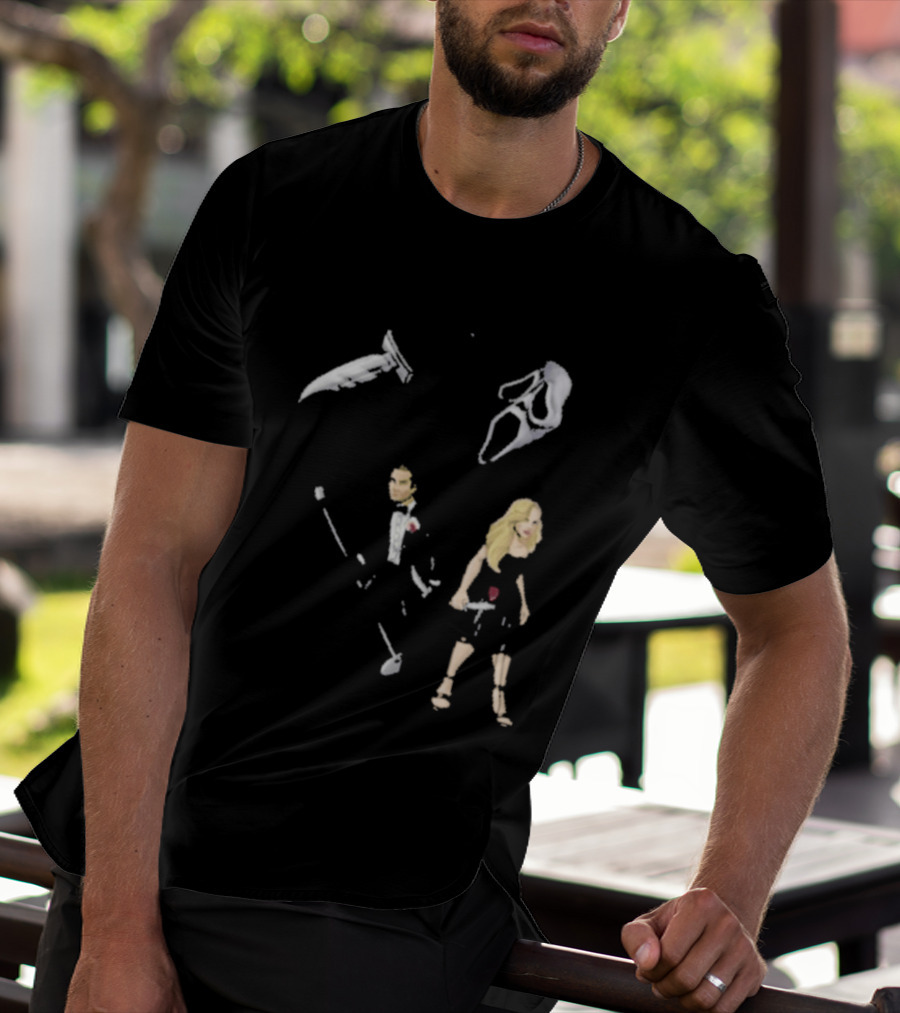 Ice Nine Kills McKenna Grace Horror Collaboration With Knives And Masks T-Shirt