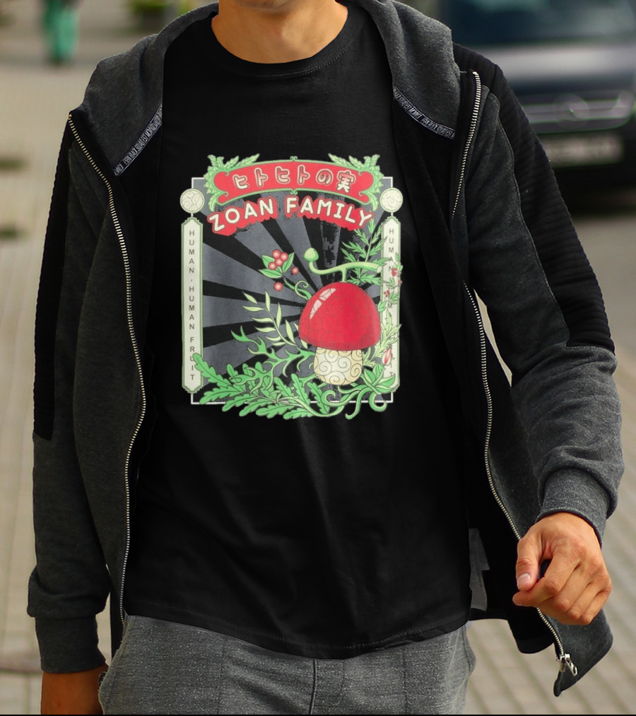 One Piece Celio Noir Homme Tony Tony Chopper Zoan Family Human Human Fruit T-Shirt