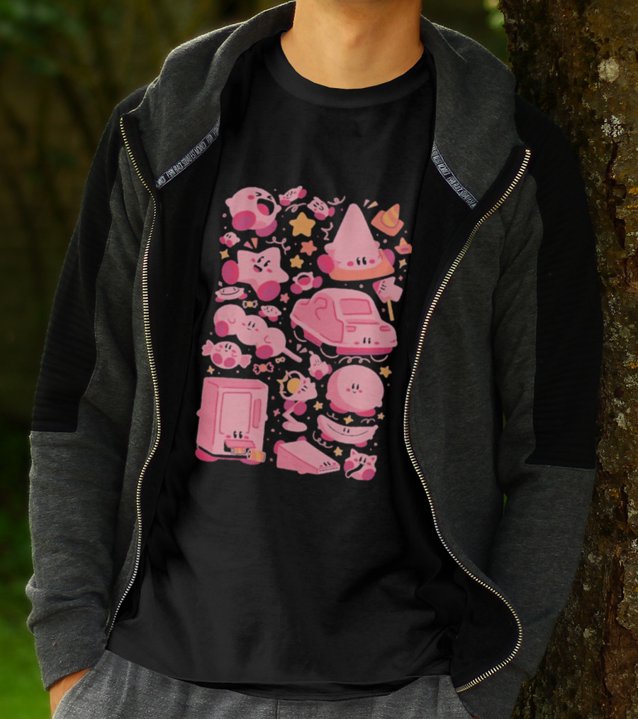 Pink Overload Arigatees Studio Whimsical Cute Cartoons T-Shirt