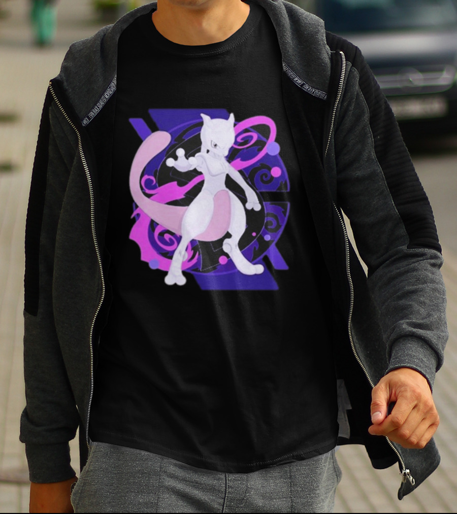 Mewtwo Pokemon Go Fest 2026 Psychedelic T-Shirt