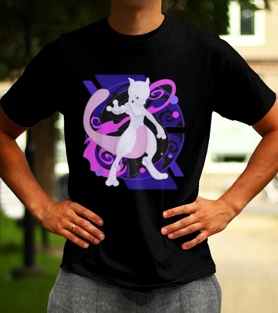 Mewtwo Pokemon Go Fest 2026 Psychedelic T-Shirt
