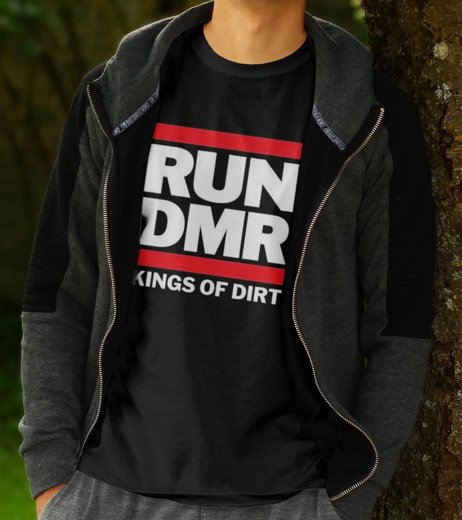 RUN DMR Kings Of Dirt Moto BMX Enthusiasts T-Shirt