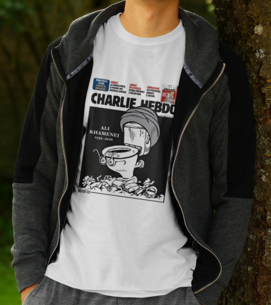 Charlie Hebdo Khamenei Cover Toilet Humour Edition T-Shirt