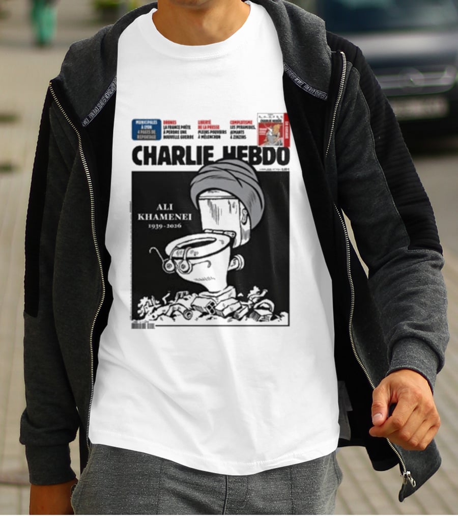 Charlie Hebdo Khamenei Cover Toilet Humour Edition T-Shirt