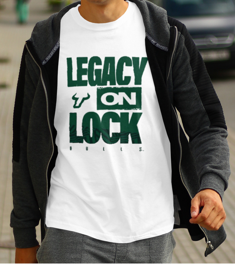 South Florida Bulls Legacy On Lock Bench Basketball T-Shirt