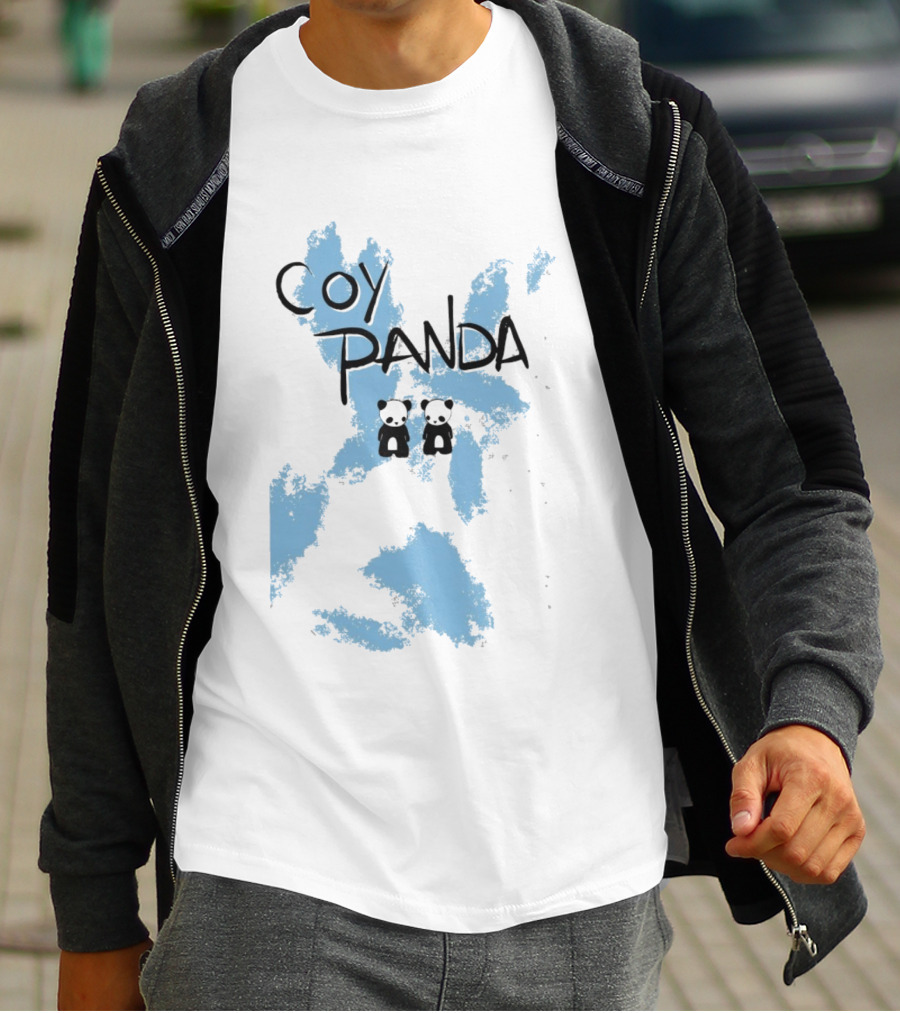 Coy Panda Chaos Like It's Paint T-Shirt