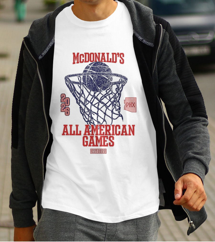 McDonald's All American Games 2026 Phoenix Basketball Event T-Shirt