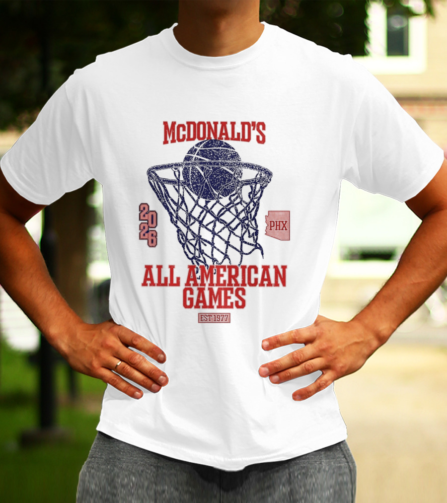 McDonald's All American Games 2026 Phoenix Basketball Event T-Shirt