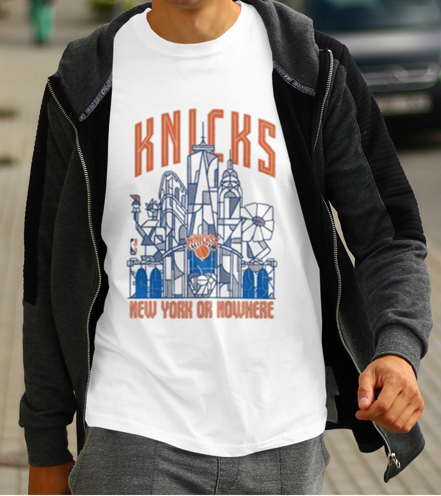 Knicks New York Or Nowhere Skyscraper T-Shirt