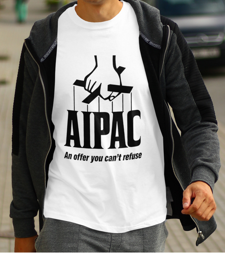 AIPAC An Offer You Can't Refuse Puppet Hand T-Shirt