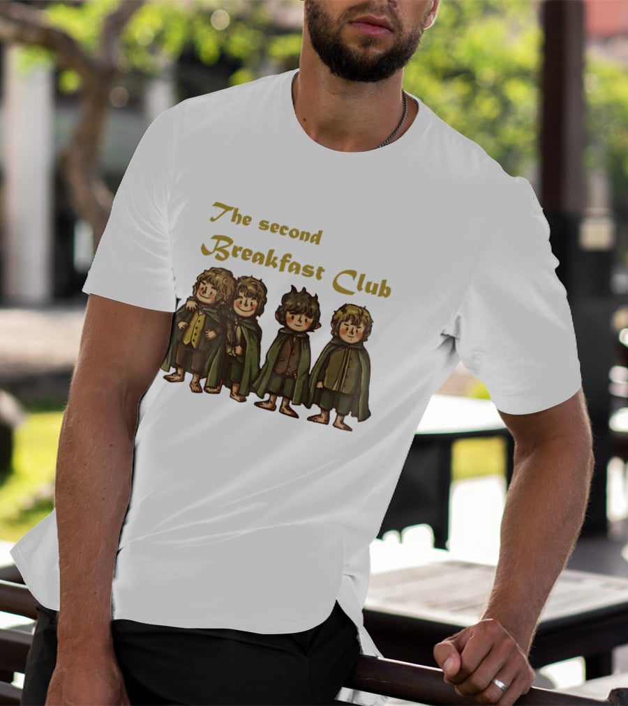The Second Breakfast Club Hobbits LOTR T-Shirt