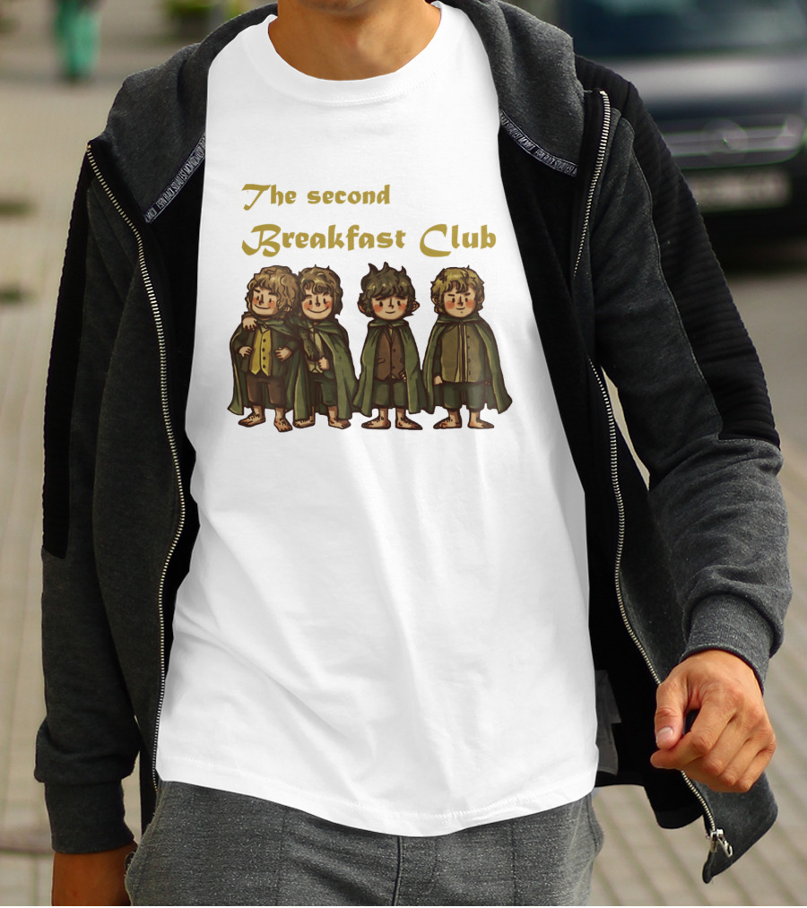 The Second Breakfast Club Hobbits LOTR T-Shirt