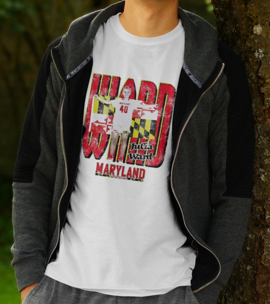 Maryland Terrapins Julia Ward 40 Player T-Shirt