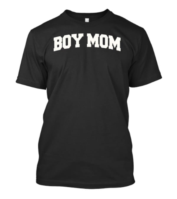 Boy Mom Puff Bold Text Arch T-Shirt