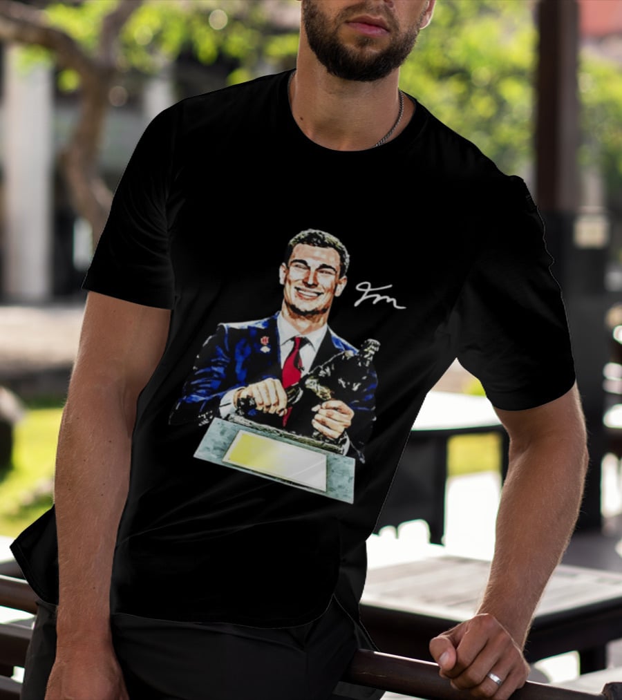 Heismandoza Fernando Mendoza Indiana Hoosiers Autograph Football Star T-Shirt