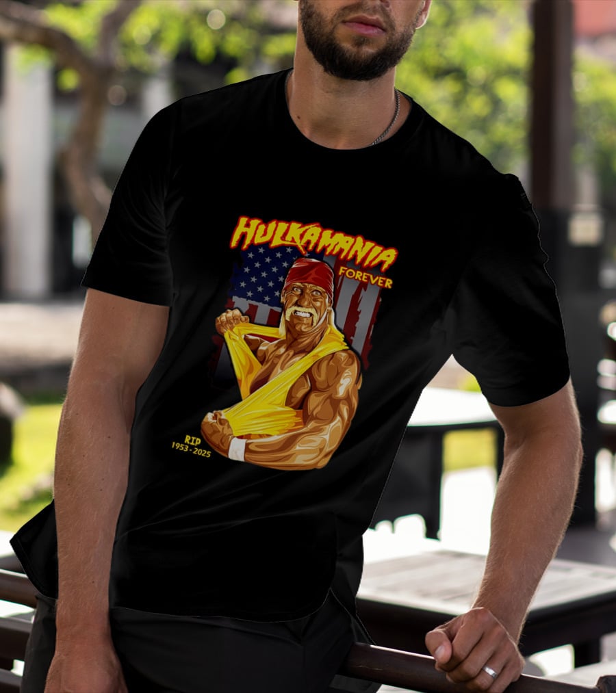 Hulkamania Forever American Icon 1953 2025 T-Shirt