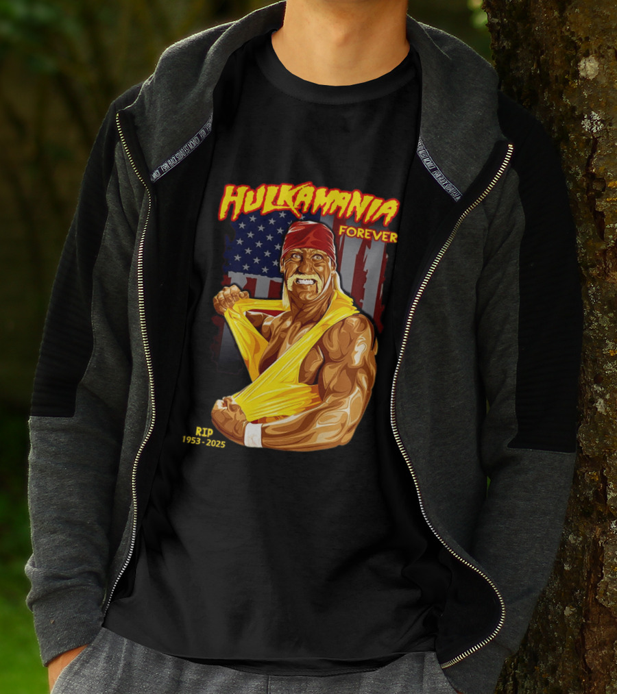 Hulkamania Forever American Icon 1953 2025 T-Shirt