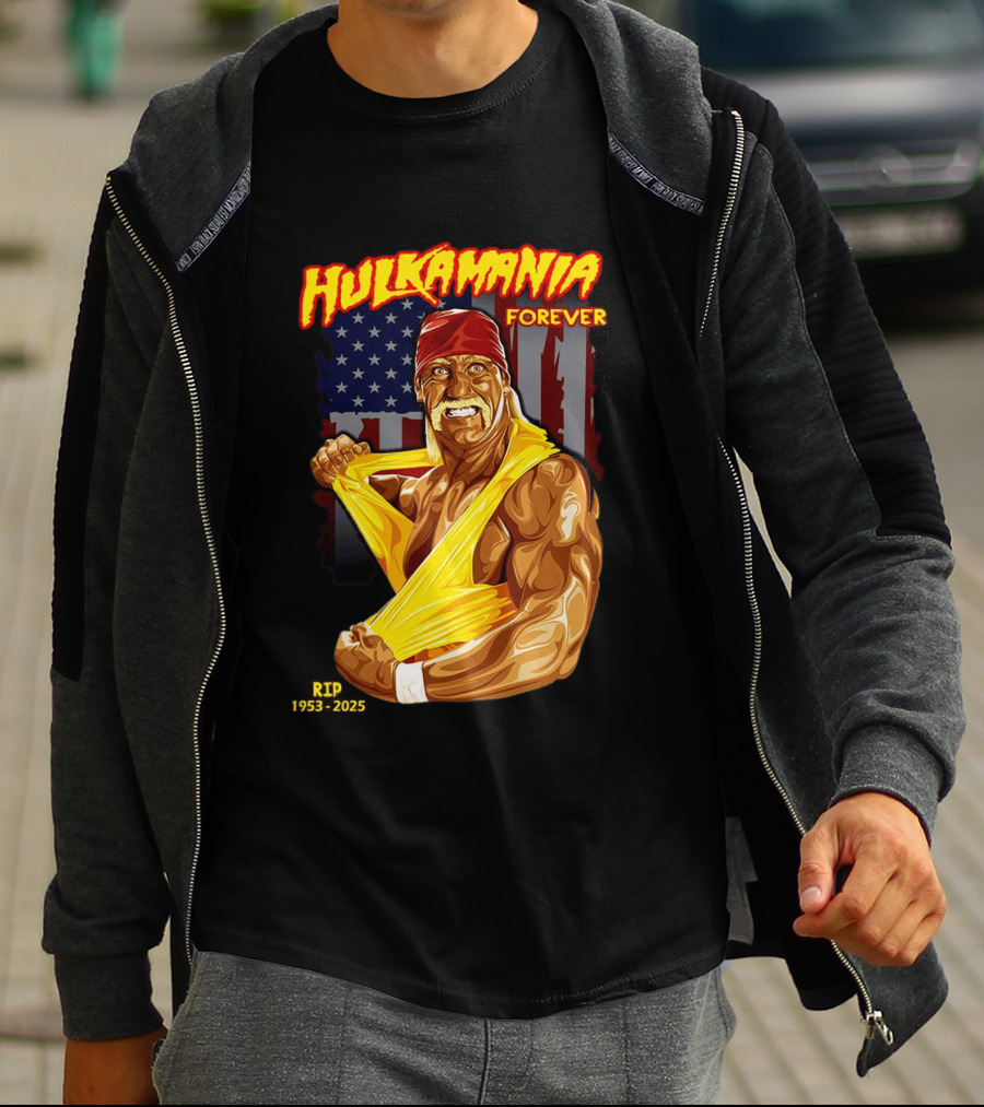 Hulkamania Forever American Icon 1953 2025 T-Shirt