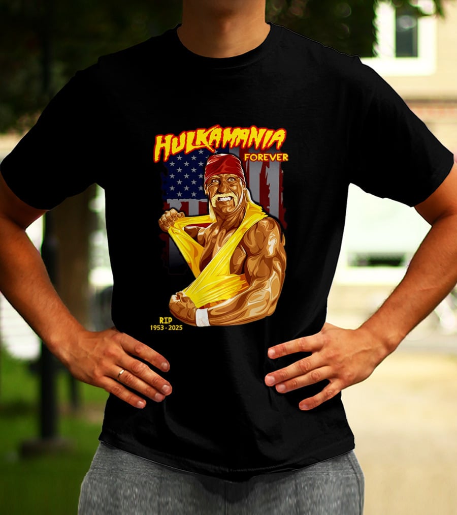 Hulkamania Forever American Icon 1953 2025 T-Shirt