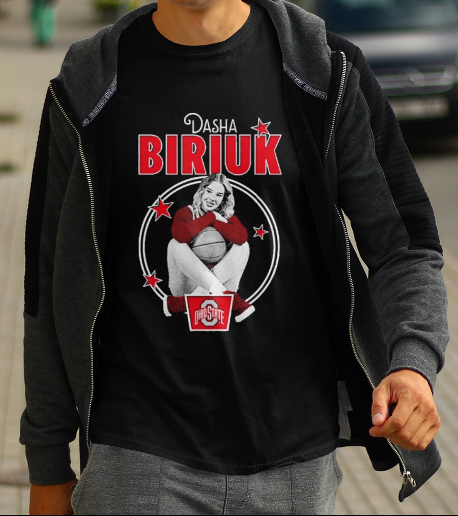 Ohio State Buckeyes Basketball Dasha Biriuk T-Shirt