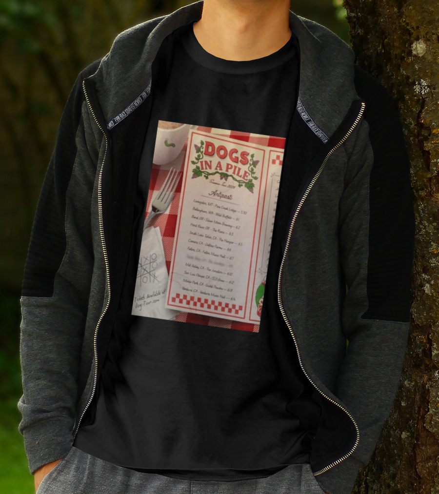 Dogs In A Pile Summer Tour 2026 T-Shirt