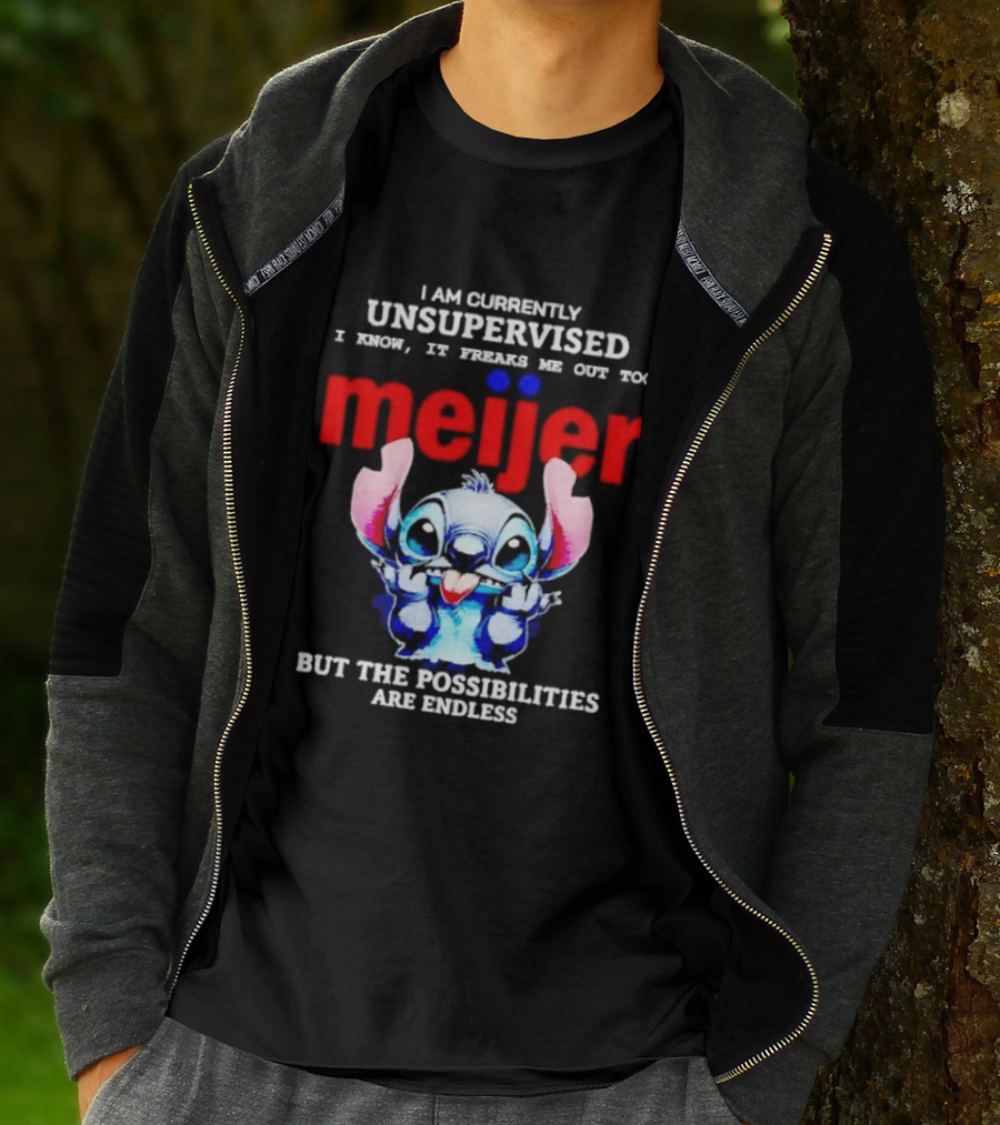 I'm Currently Unsupervised Meiej Stitch Possibilities Are Endless T-Shirt