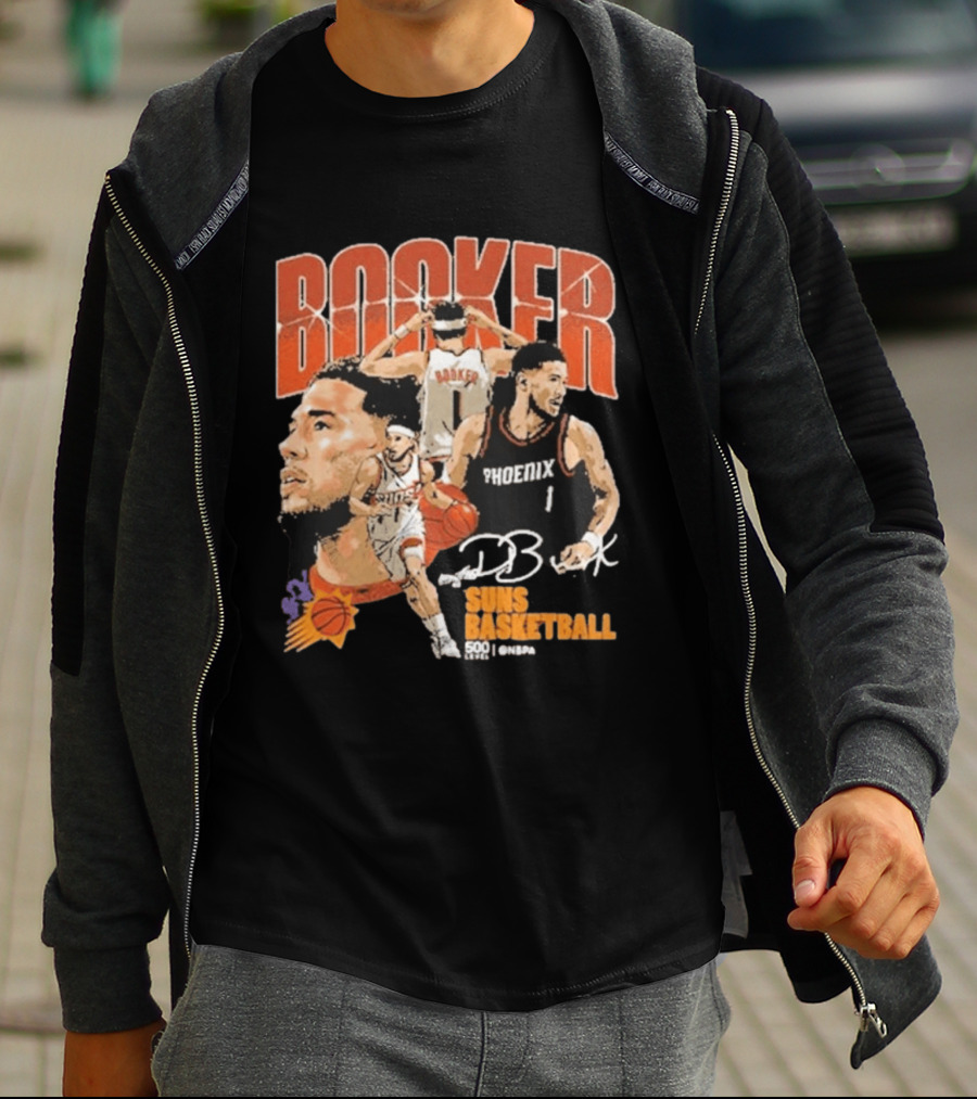 Booker Suns Basketball Phoenix 500 Career Games T-Shirt
