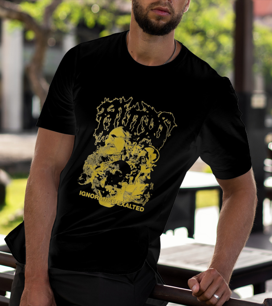Fluids Ignorance Exalted Abstract Golden T-Shirt