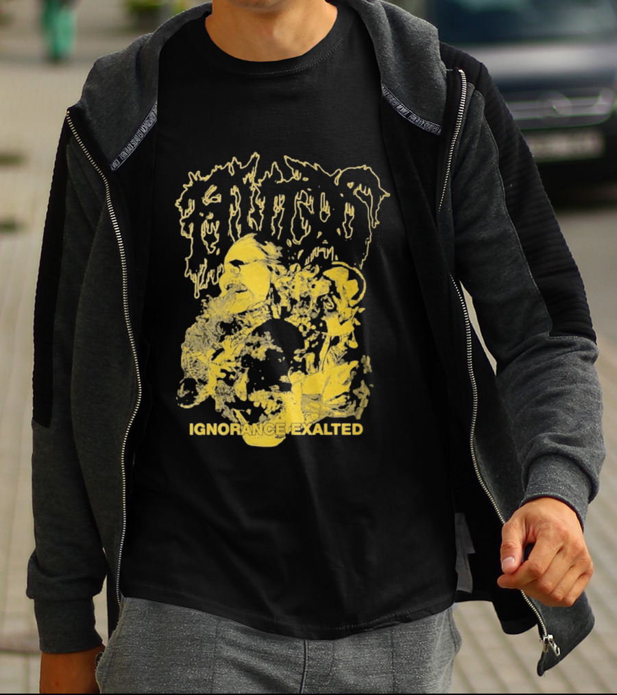 Fluids Ignorance Exalted Abstract Golden T-Shirt