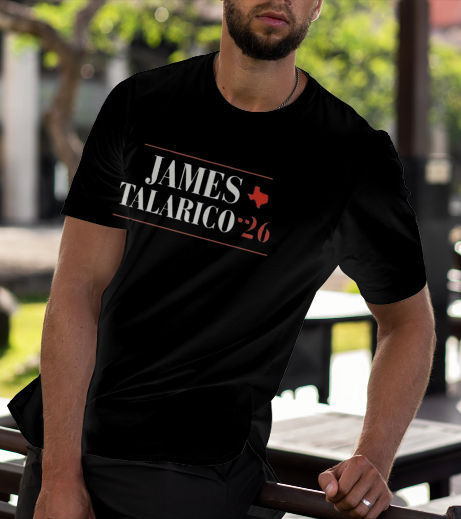James Talarico 26 Texas Red Map T-Shirt