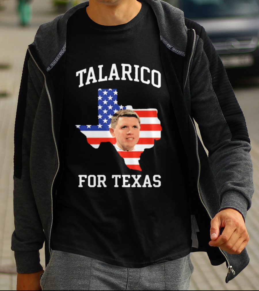 Talarico For Texas American Flag Campaign T-Shirt