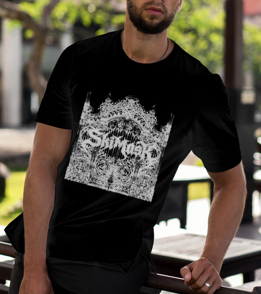 Ski Mask The Slump God Cathedral Gothic Architecture T-Shirt