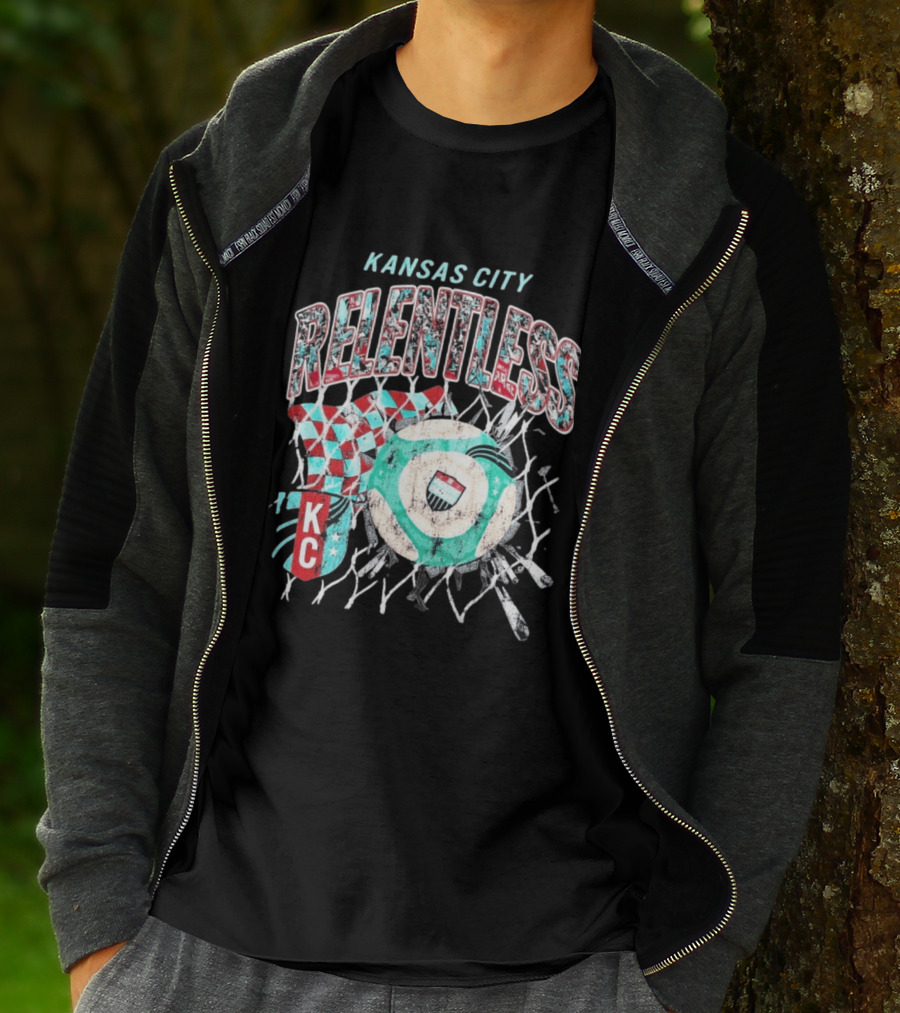 Kansas City Relentless KC Current Made Mobb Soccer Chainlink T-Shirt