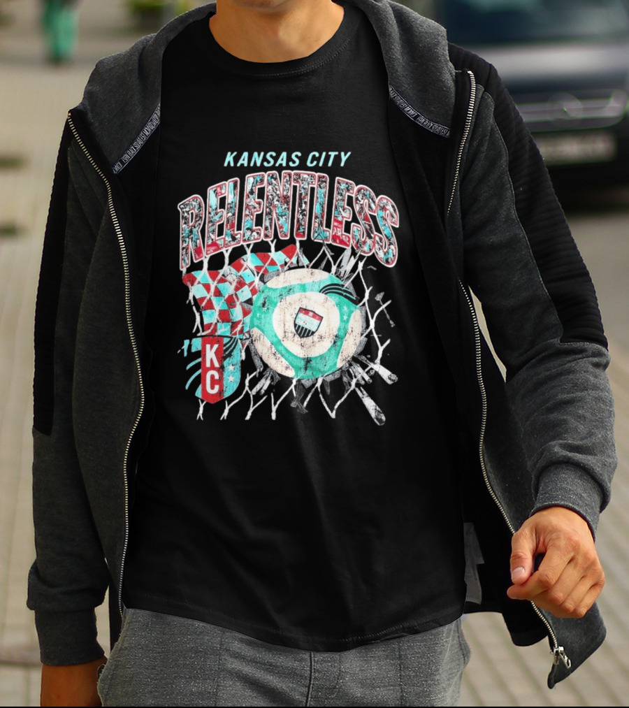 Kansas City Relentless KC Current Made Mobb Soccer Chainlink T-Shirt